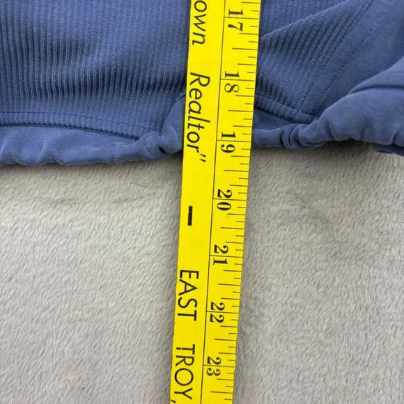 Lululemon Pullover Womens 4 Blue Softstreme Scuba Oversized 1/2 Zip Sweatshirt - Picture 8 of 8